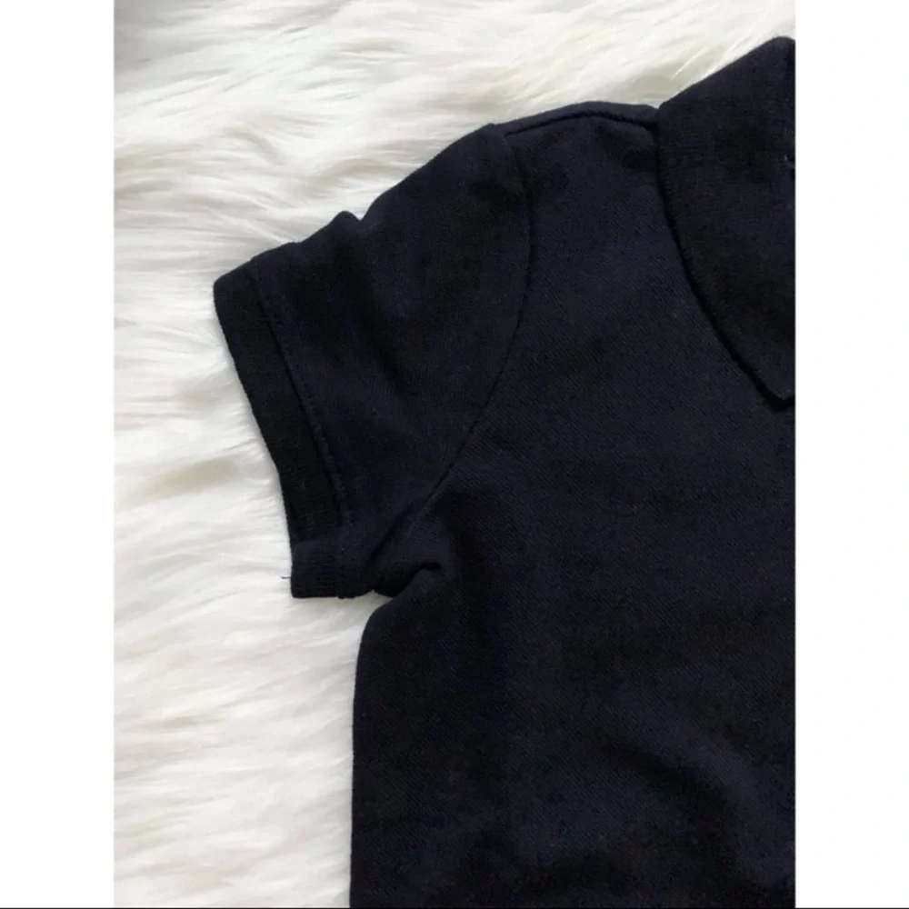 OLD NAVY Girl’s Short-Sleeve Pique Polo in Black